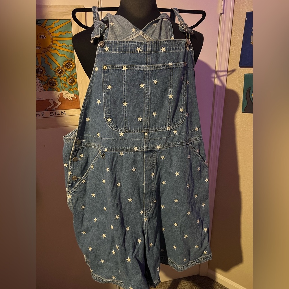 Women's Starry Denim Overalls